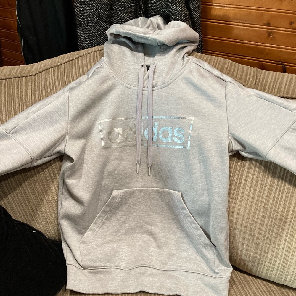 Gray Climawarm Adidas Hoodie